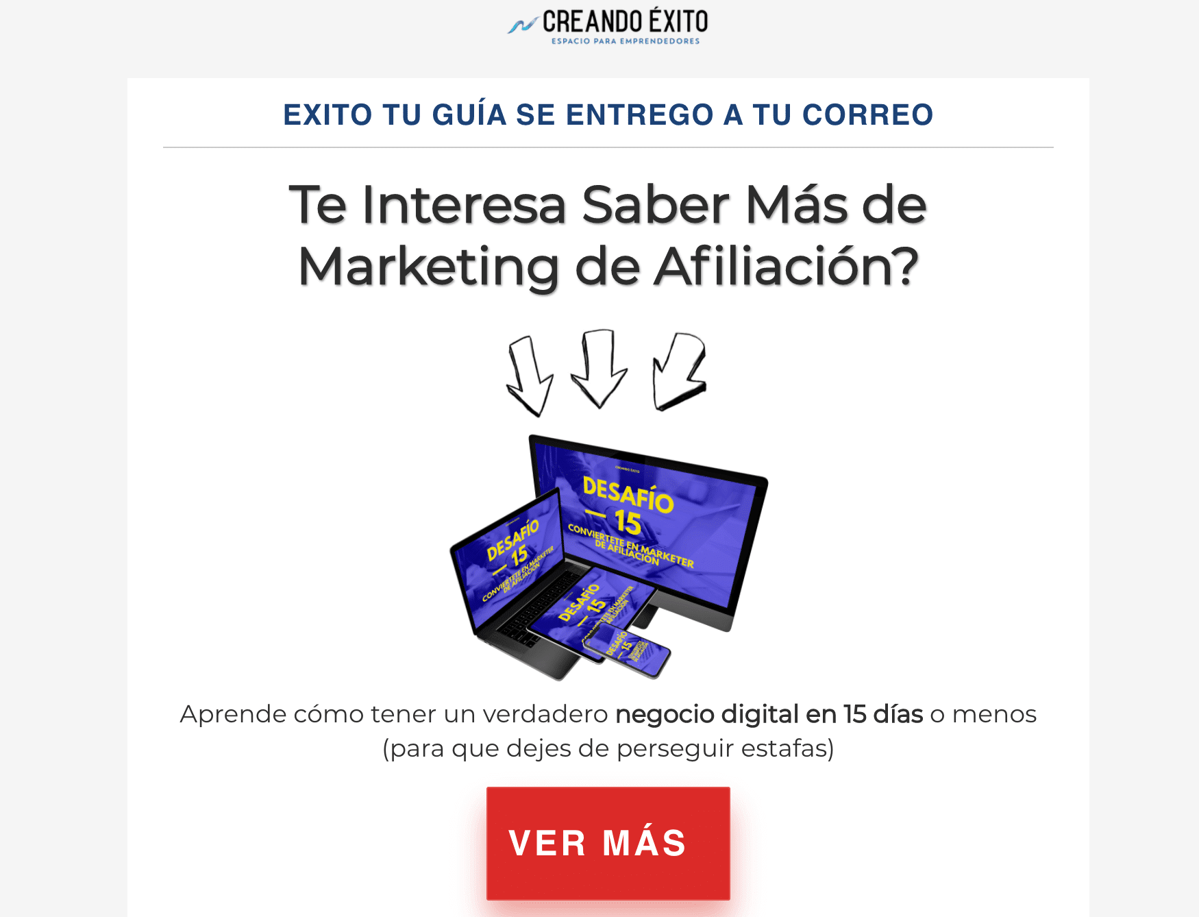 Pagina Puente Clickfunnels