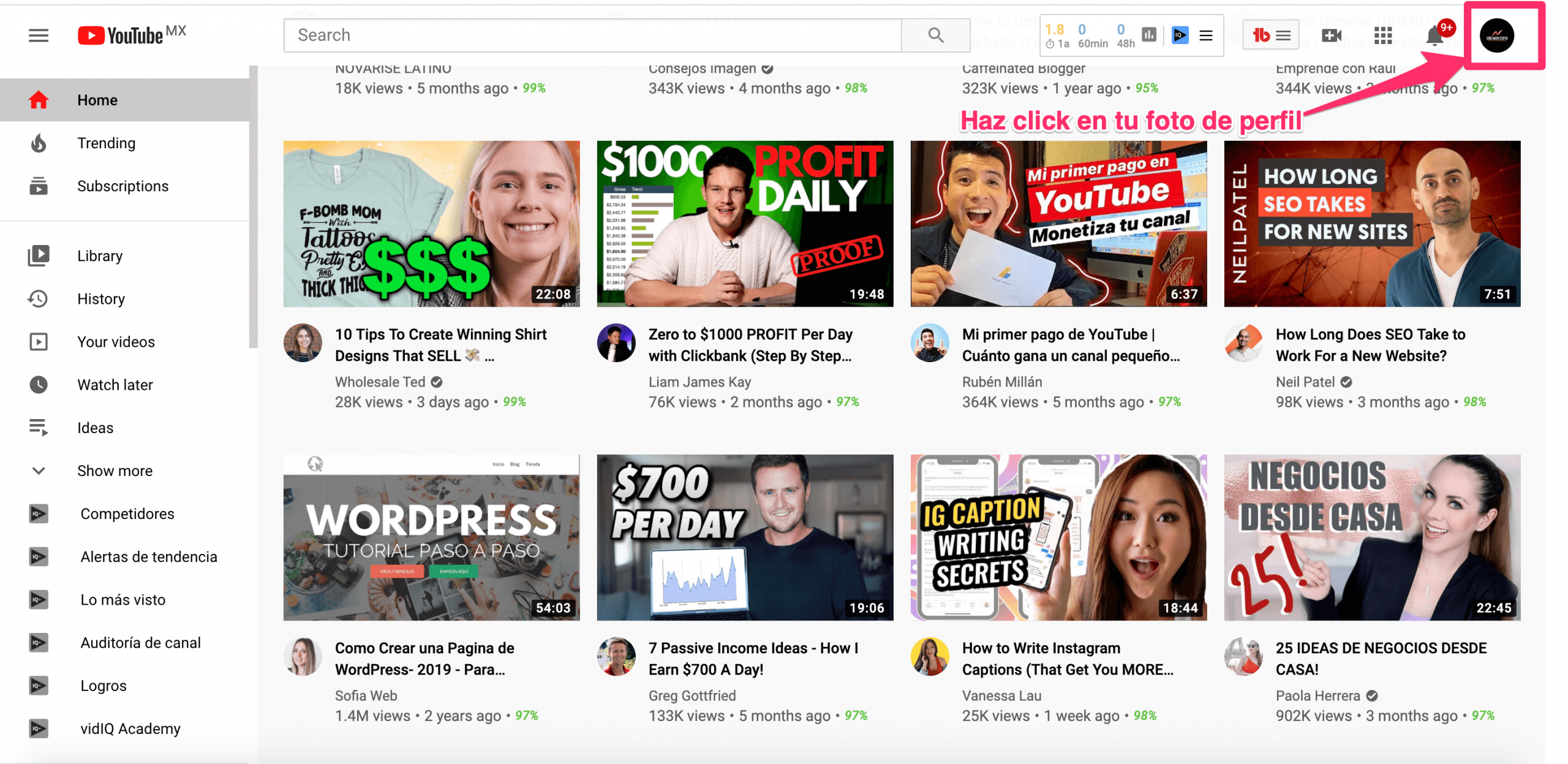 Como crear un canal de youtube